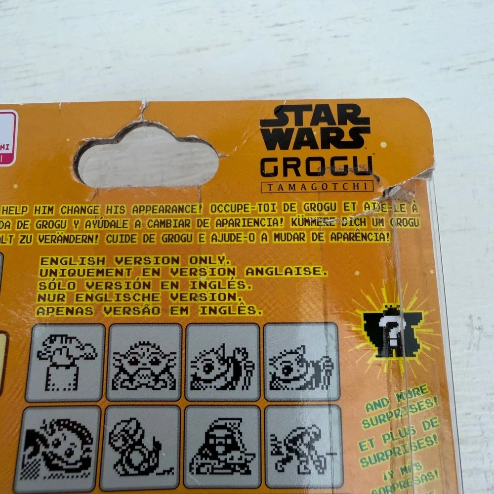 Bandai Star Wars Grogu Tamagotchi Nano Blue Baby Yoda Virtual Pet 88885 New